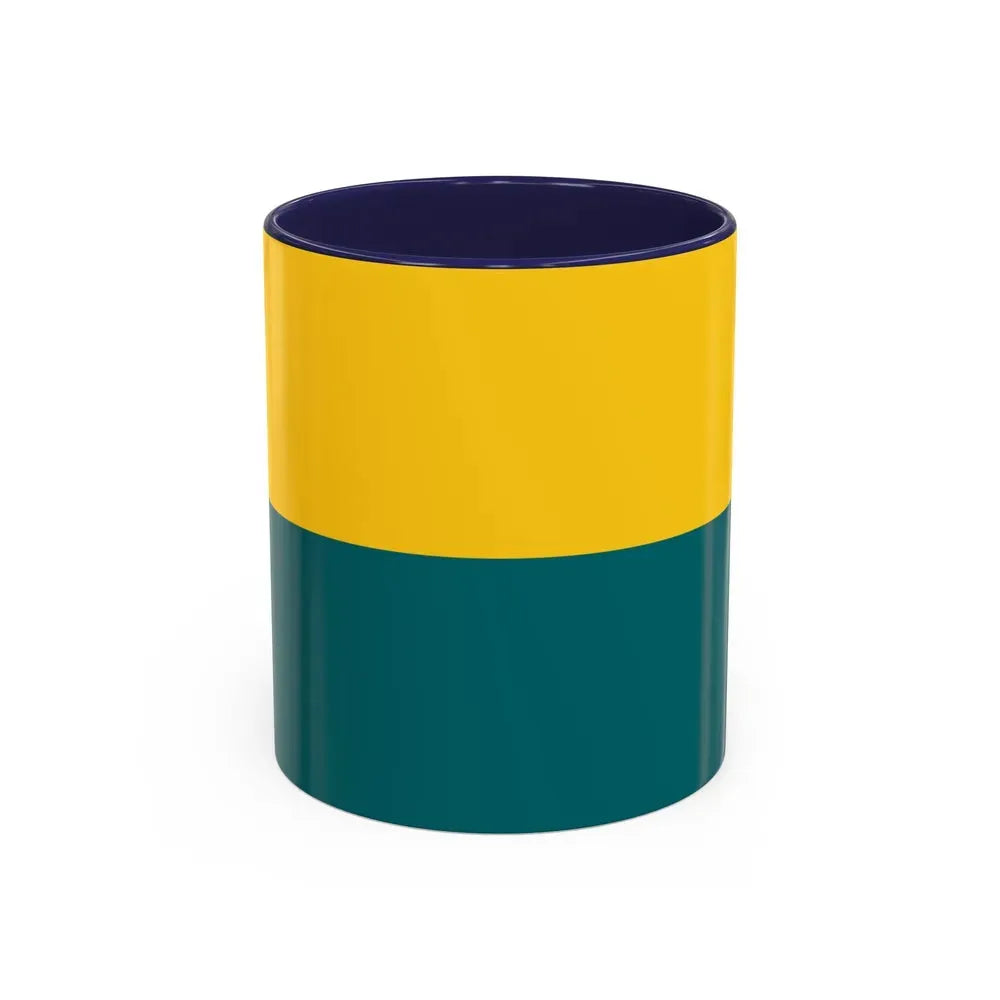 Flag of Narva Estonia - Accent Coffee Mug 11oz Navy - Go Mug Yourself