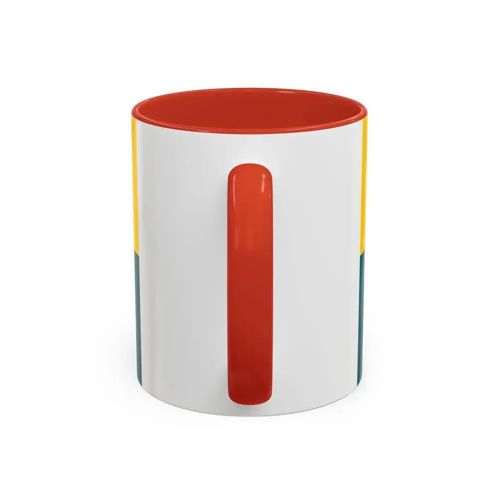 Flag of Narva Estonia - Accent Coffee Mug - Go Mug Yourself