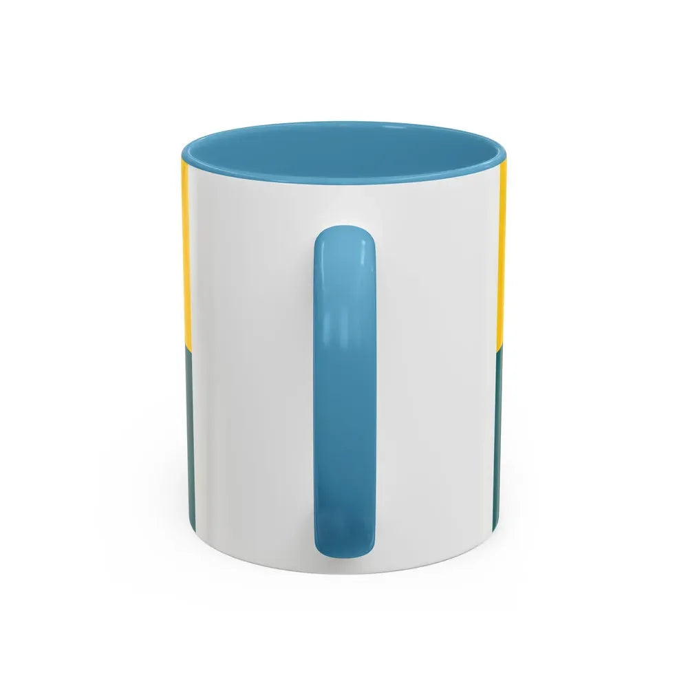 Flag of Narva Estonia - Accent Coffee Mug - Go Mug Yourself