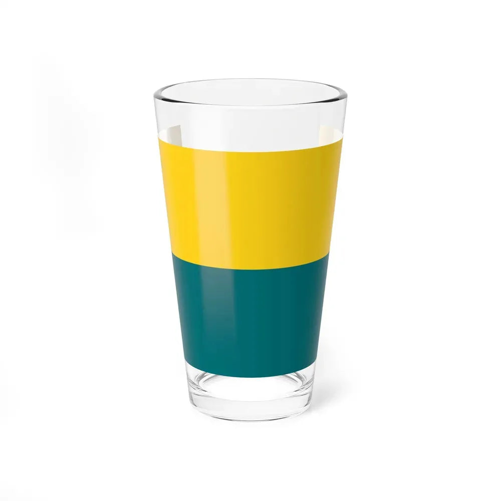 Flag of Narva Estonia - Pint Glass 16oz 16oz - Go Mug Yourself