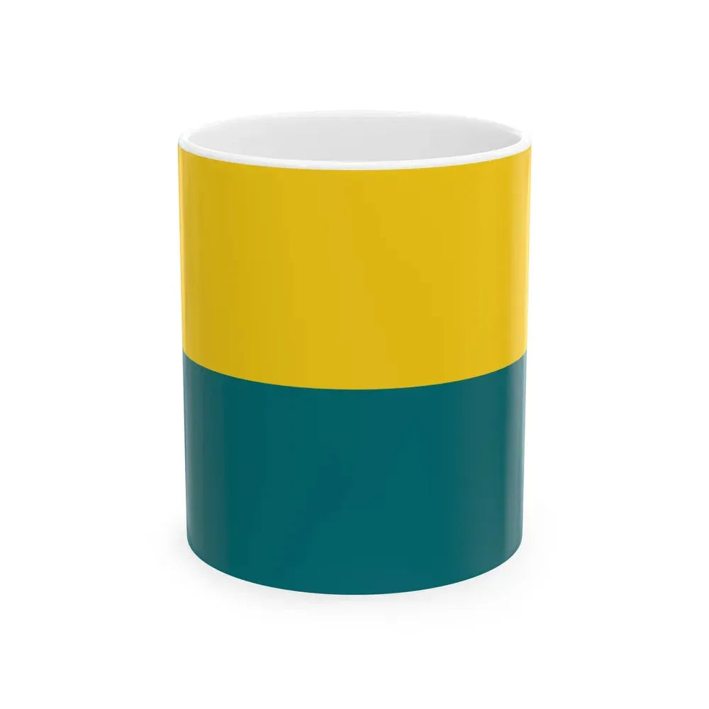 Flag of Narva Estonia - White Coffee Mug 11oz - Go Mug Yourself