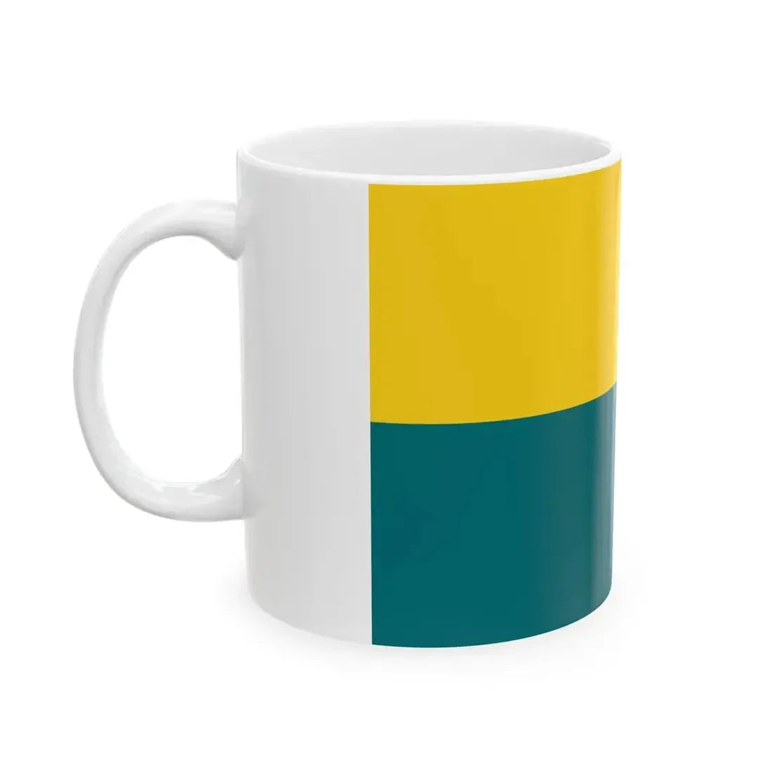 Flag of Narva Estonia - White Coffee Mug - Go Mug Yourself