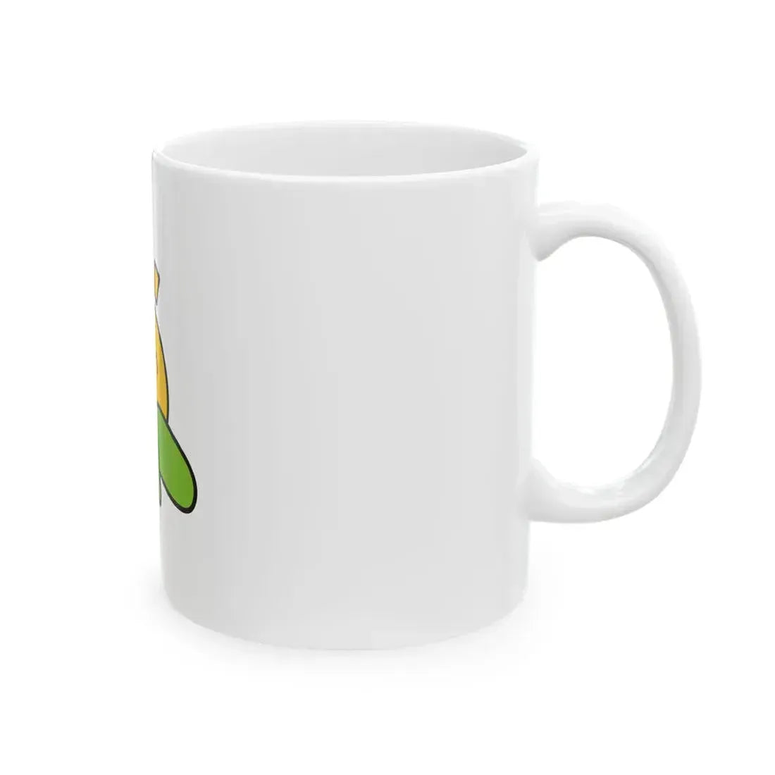 Flag of Nasukarasuyama Tochigi no text (Japan) White Coffee Mug - Go Mug Yourself