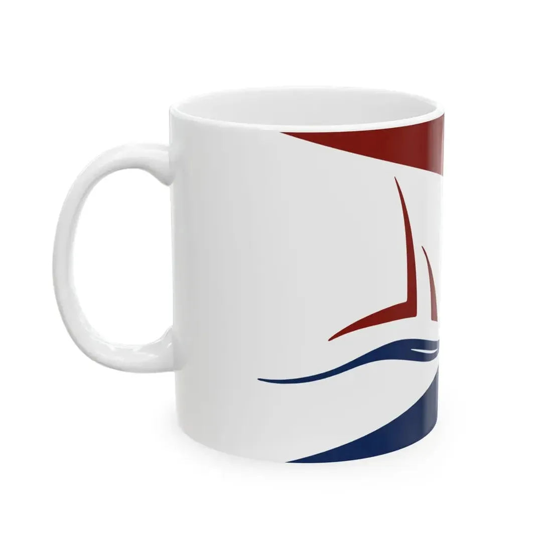Flag of National Harbor Maryland (United States) White Coffee Mug - Go Mug Yourself