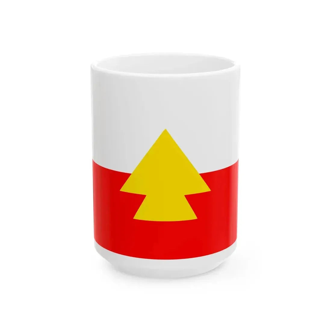 Flag of National Liberal Party Lebanon (Lebanon) White Coffee Mug 15oz - Go Mug Yourself