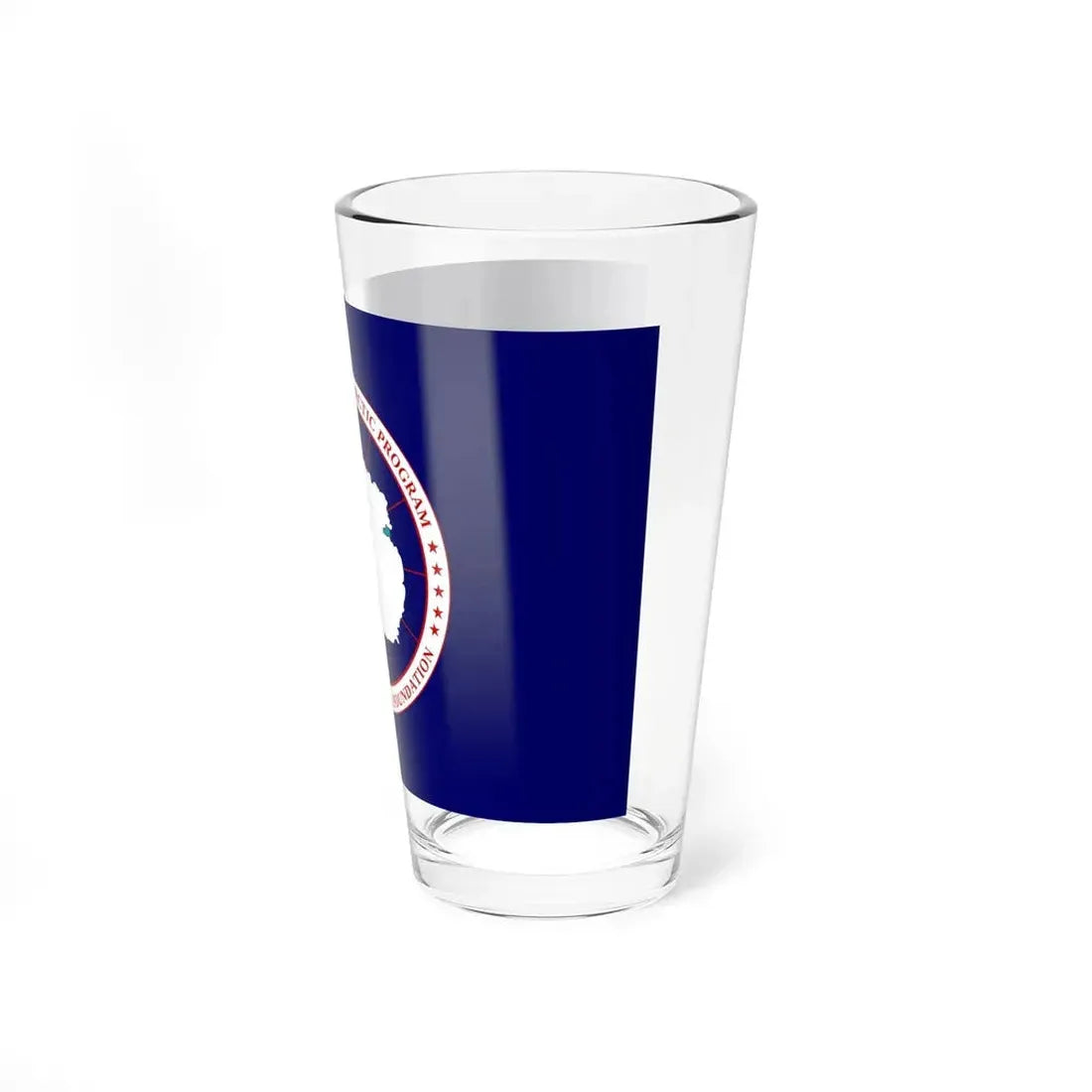 Flag of National Science Foundation Antarctic Program 2 - Pint Glass 16oz - Go Mug Yourself