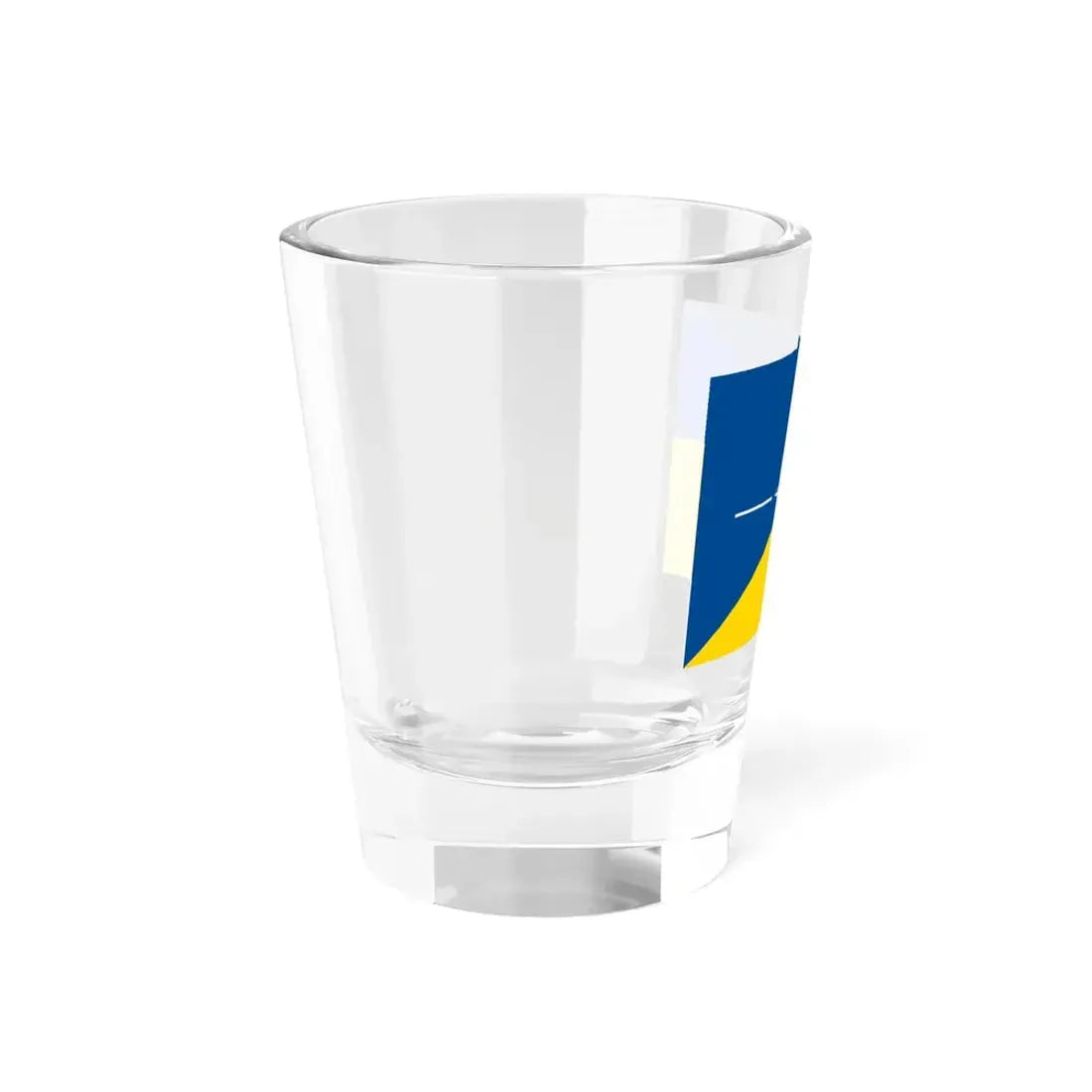 Flag of NATO and Ukraine (Ukraine) Shot Glass 1.5oz - Go Mug Yourself