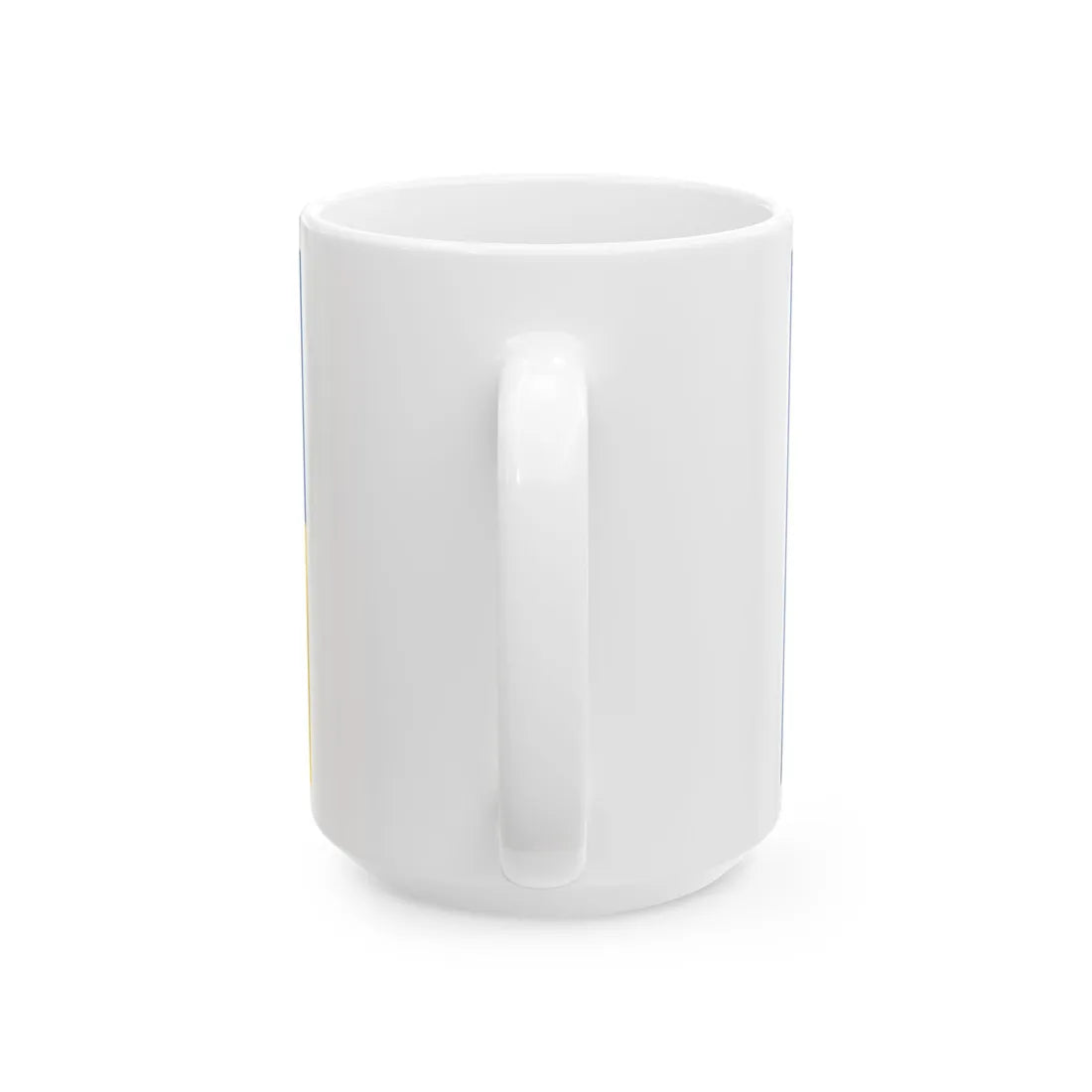 Flag of NATO and Ukraine (Ukraine) White Coffee Mug - Go Mug Yourself