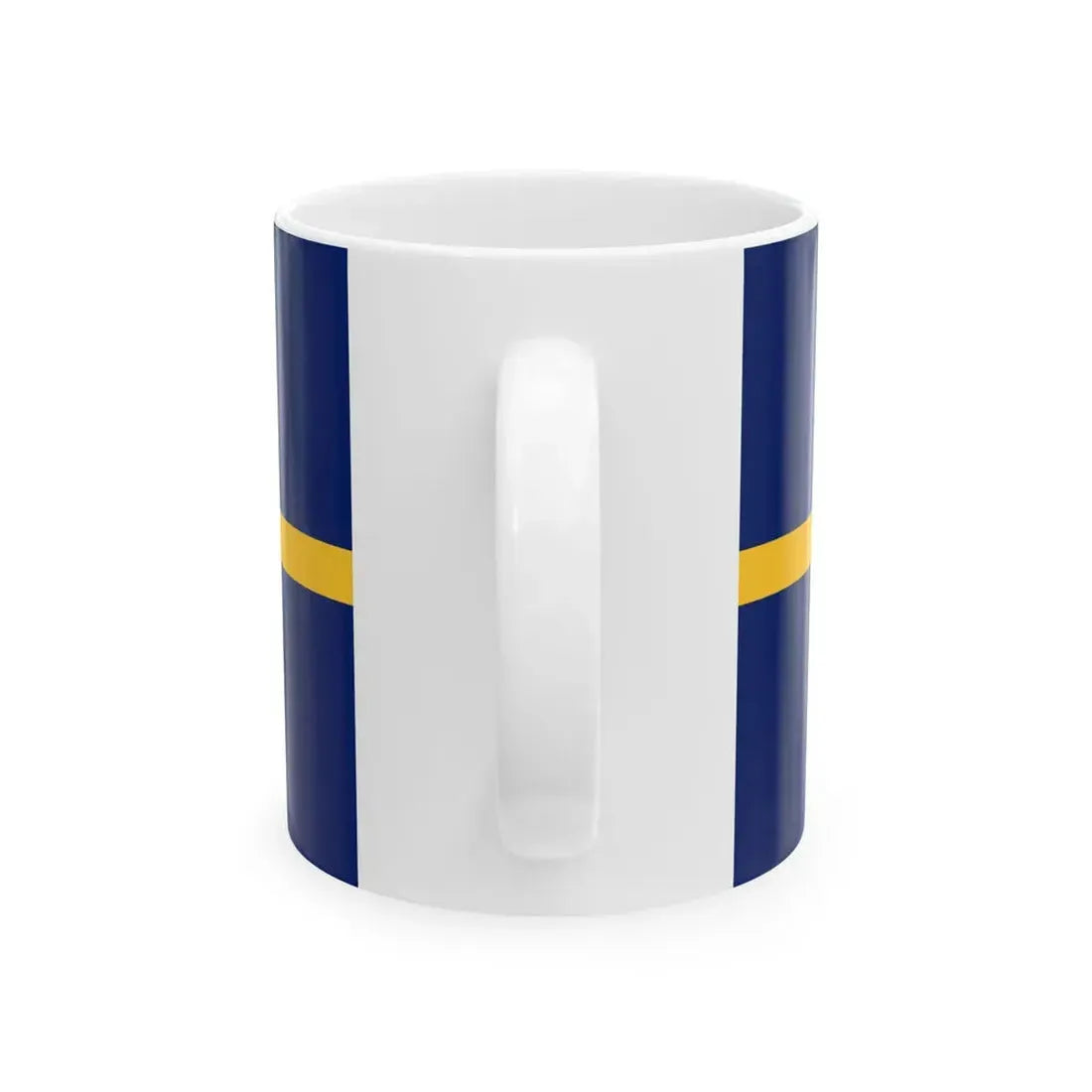 Flag of Nauru (Nauru) White Coffee Mug - Go Mug Yourself