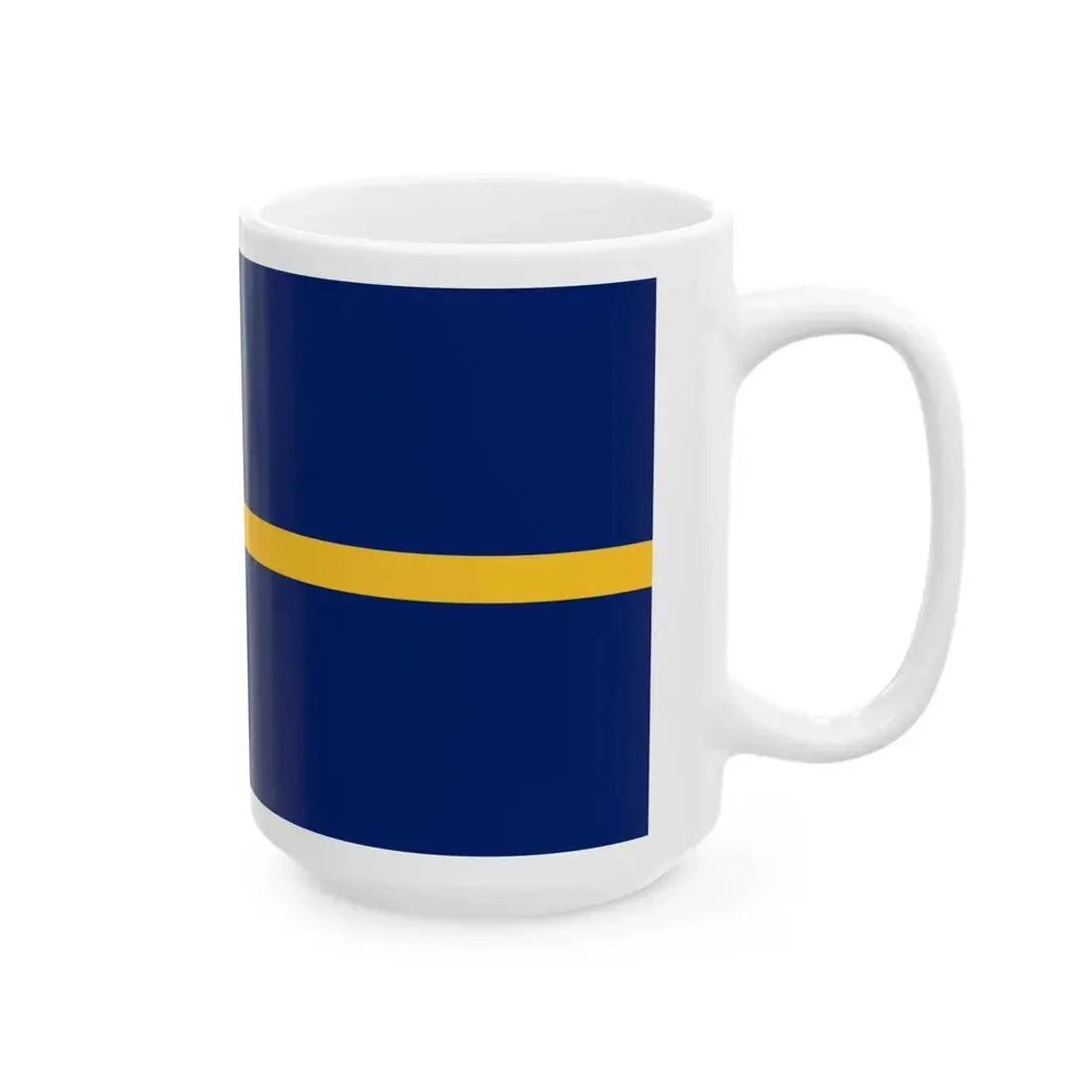 Flag of Nauru (Nauru) White Coffee Mug - Go Mug Yourself