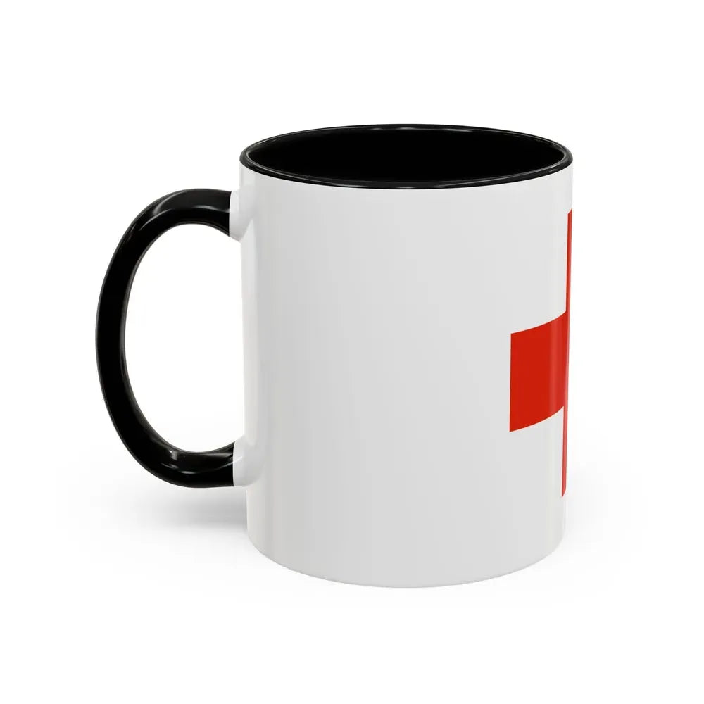 Flag of Naxxar Malta - Accent Coffee Mug - Go Mug Yourself