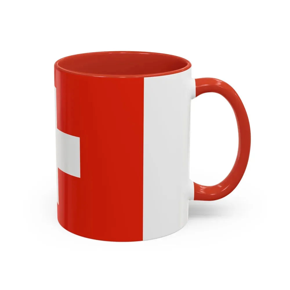 Flag of Naxxar Malta - Accent Coffee Mug - Go Mug Yourself