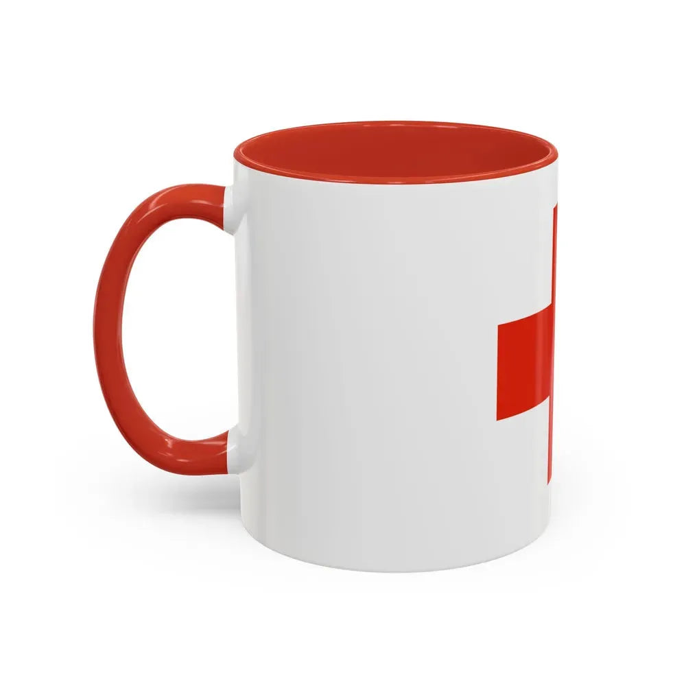 Flag of Naxxar Malta - Accent Coffee Mug - Go Mug Yourself
