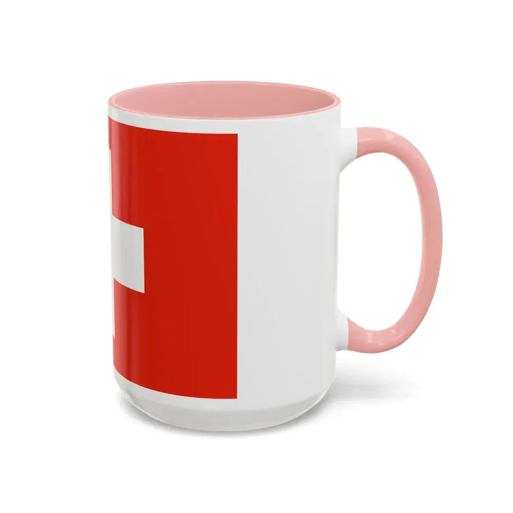 Flag of Naxxar Malta - Accent Coffee Mug - Go Mug Yourself