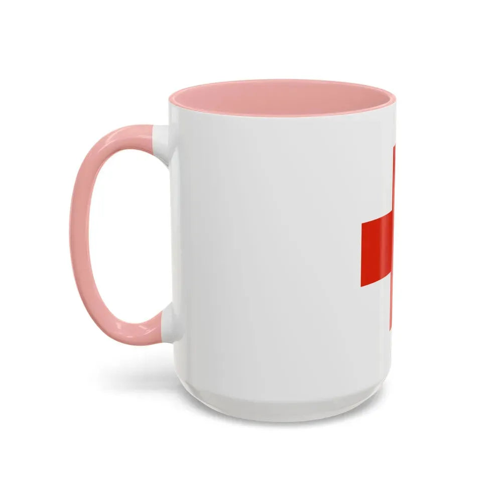 Flag of Naxxar Malta - Accent Coffee Mug - Go Mug Yourself