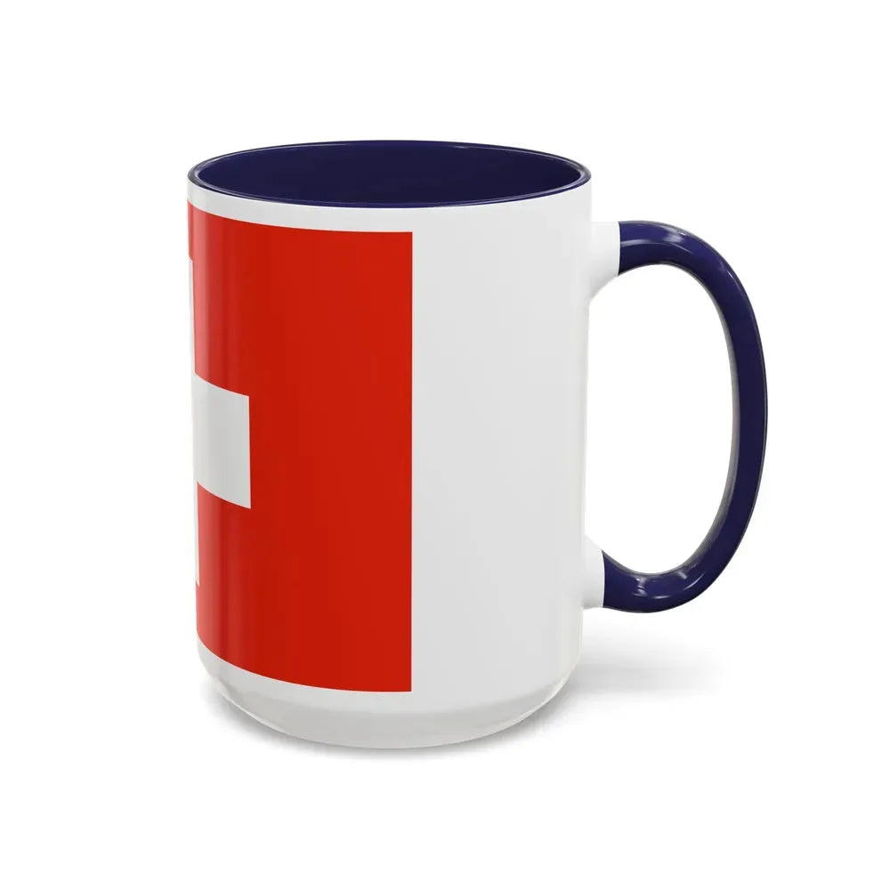 Flag of Naxxar Malta - Accent Coffee Mug - Go Mug Yourself