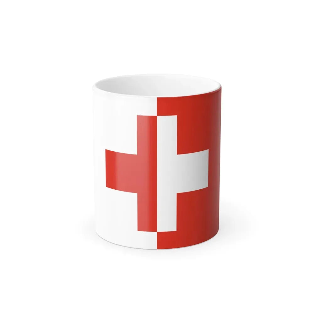 Flag of Naxxar Malta - Color Changing Coffee Mug 11oz - Go Mug Yourself