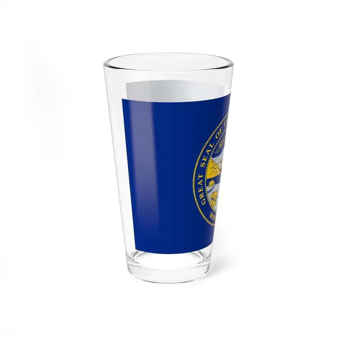 Flag of Nebraska (United States) Pint Glass 16oz - Go Mug Yourself
