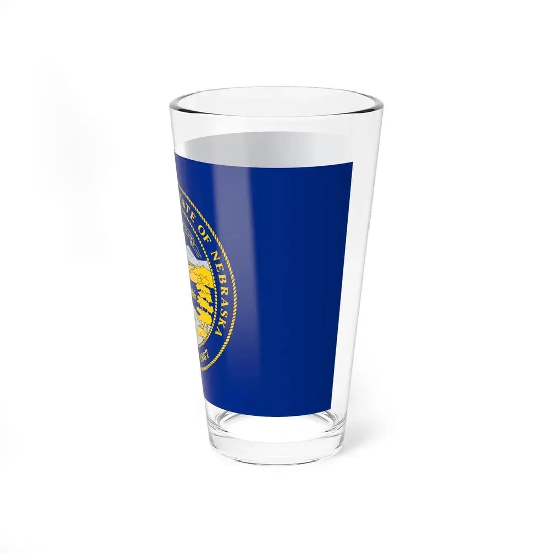 Flag of Nebraska (United States) Pint Glass 16oz - Go Mug Yourself