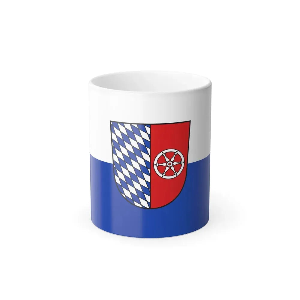 Flag of Neckar Odenwald Kreis Germany - Color Changing Coffee Mug 11oz - Go Mug Yourself