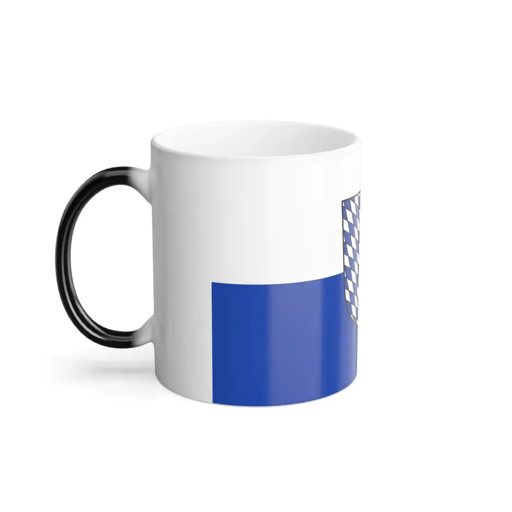 Flag of Neckar Odenwald Kreis Germany - Color Changing Coffee Mug - Go Mug Yourself