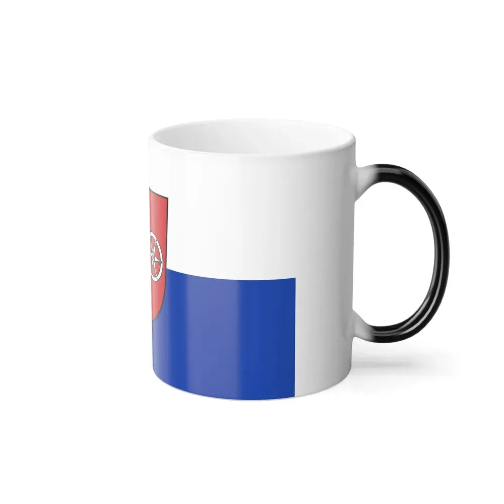 Flag of Neckar Odenwald Kreis Germany - Color Changing Coffee Mug - Go Mug Yourself