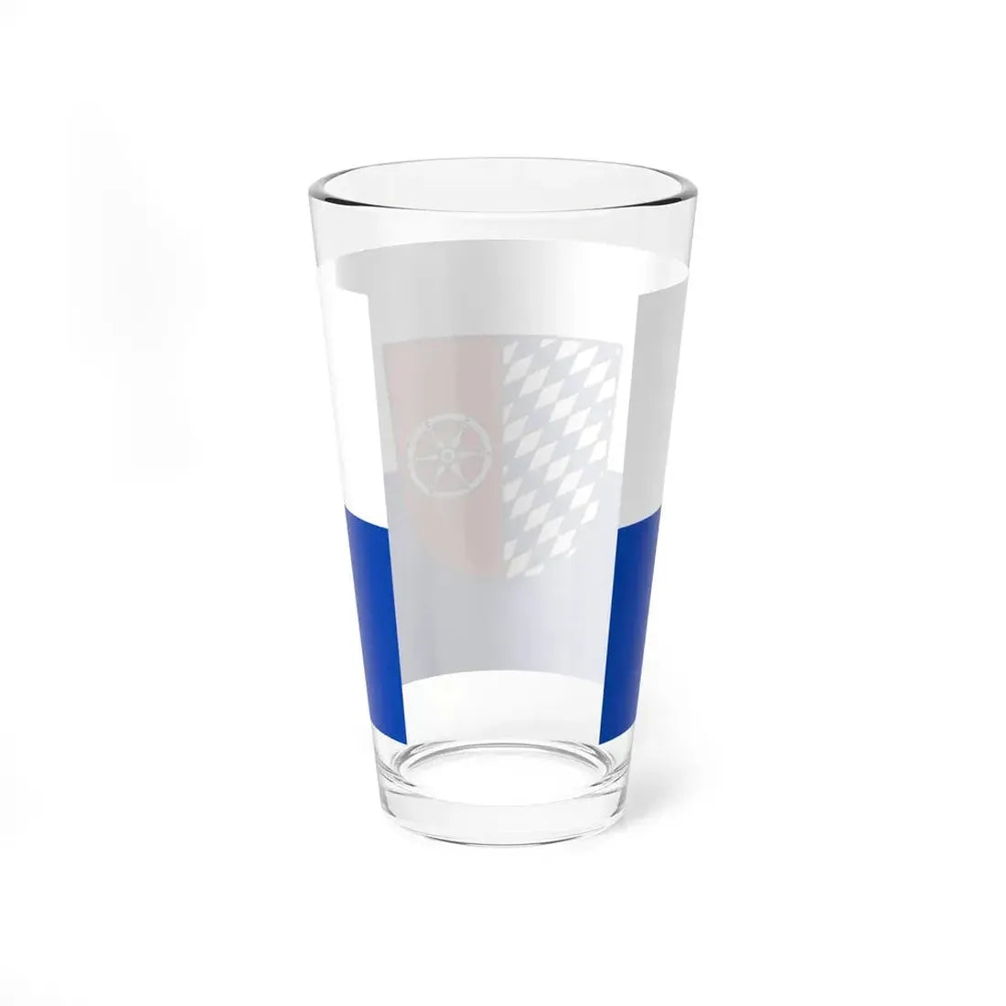 Flag of Neckar Odenwald Kreis Germany - Pint Glass 16oz - Go Mug Yourself