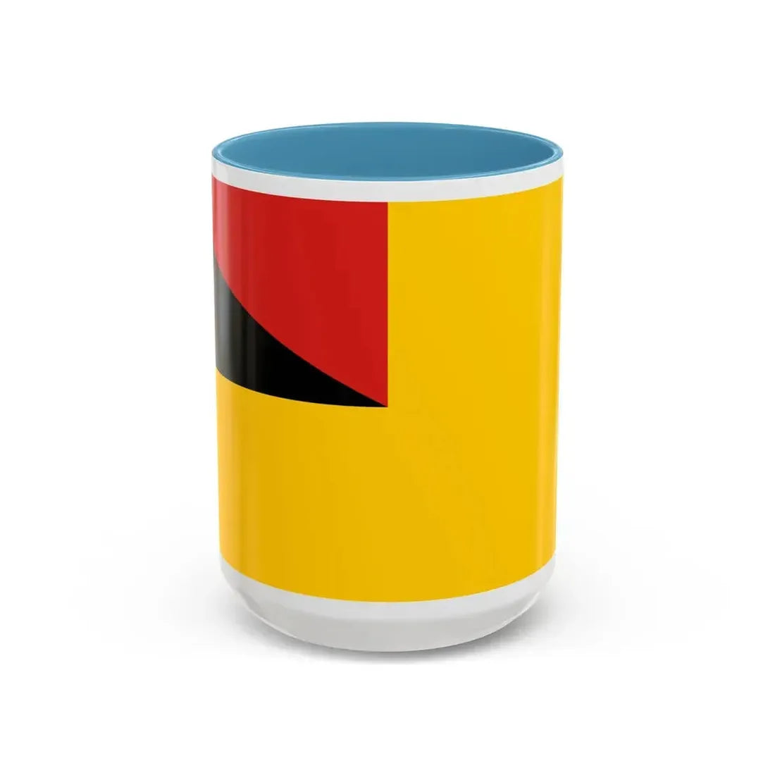 Flag of Negeri Sembilan Malaysia - Accent Coffee Mug 15oz Light Blue - Go Mug Yourself