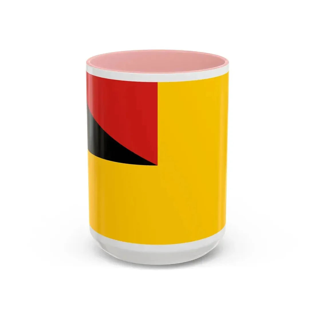 Flag of Negeri Sembilan Malaysia - Accent Coffee Mug 15oz Pink - Go Mug Yourself