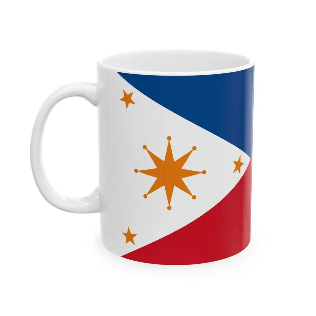 Flag of Negros Republic (Philippines) White Coffee Mug - Go Mug Yourself
