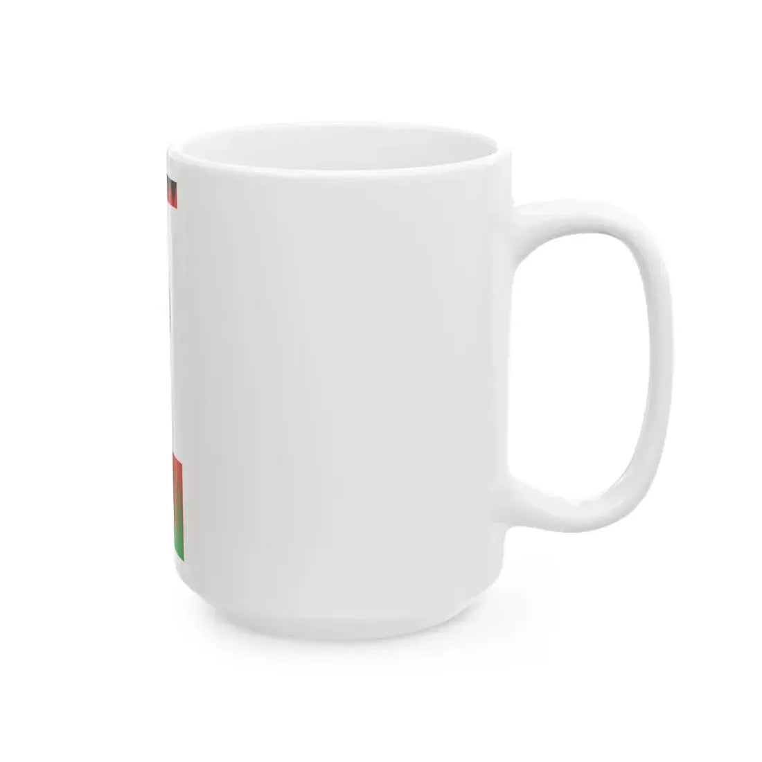 Flag of Nemesgorzsony vertical (Hungary) White Coffee Mug - Go Mug Yourself