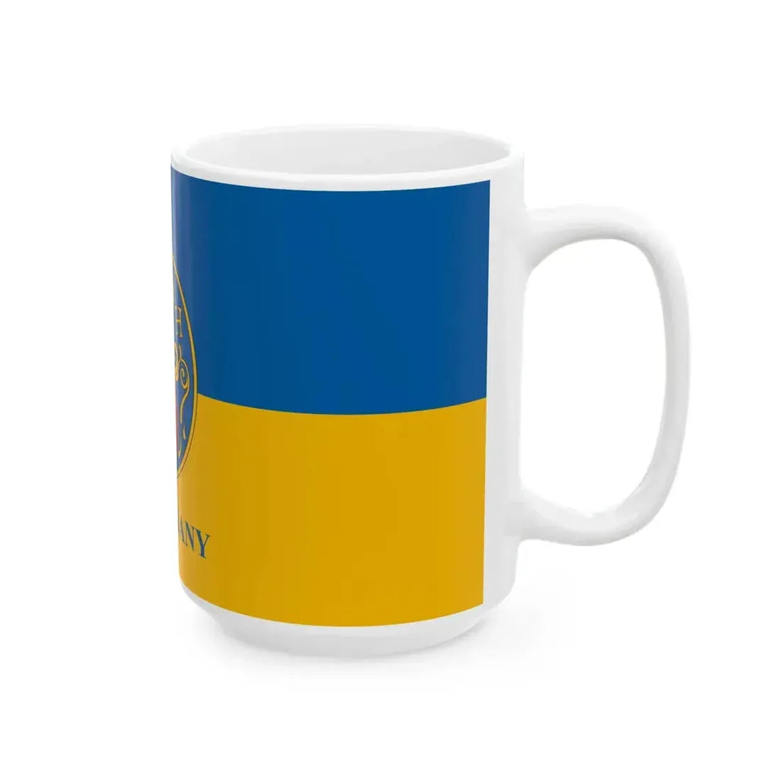Flag of Nemeshany (Hungary) White Coffee Mug - Go Mug Yourself