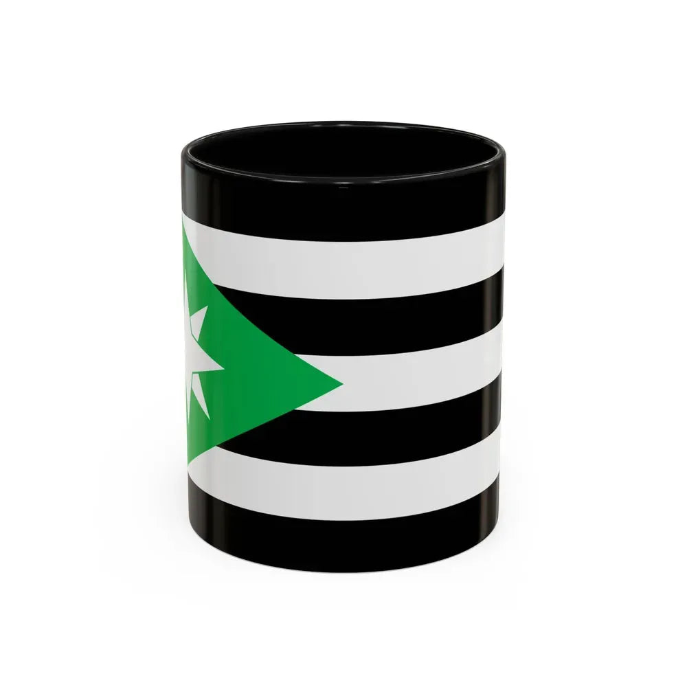 Flag of Nenthead UK - Accent Coffee Mug 11oz Black - Go Mug Yourself