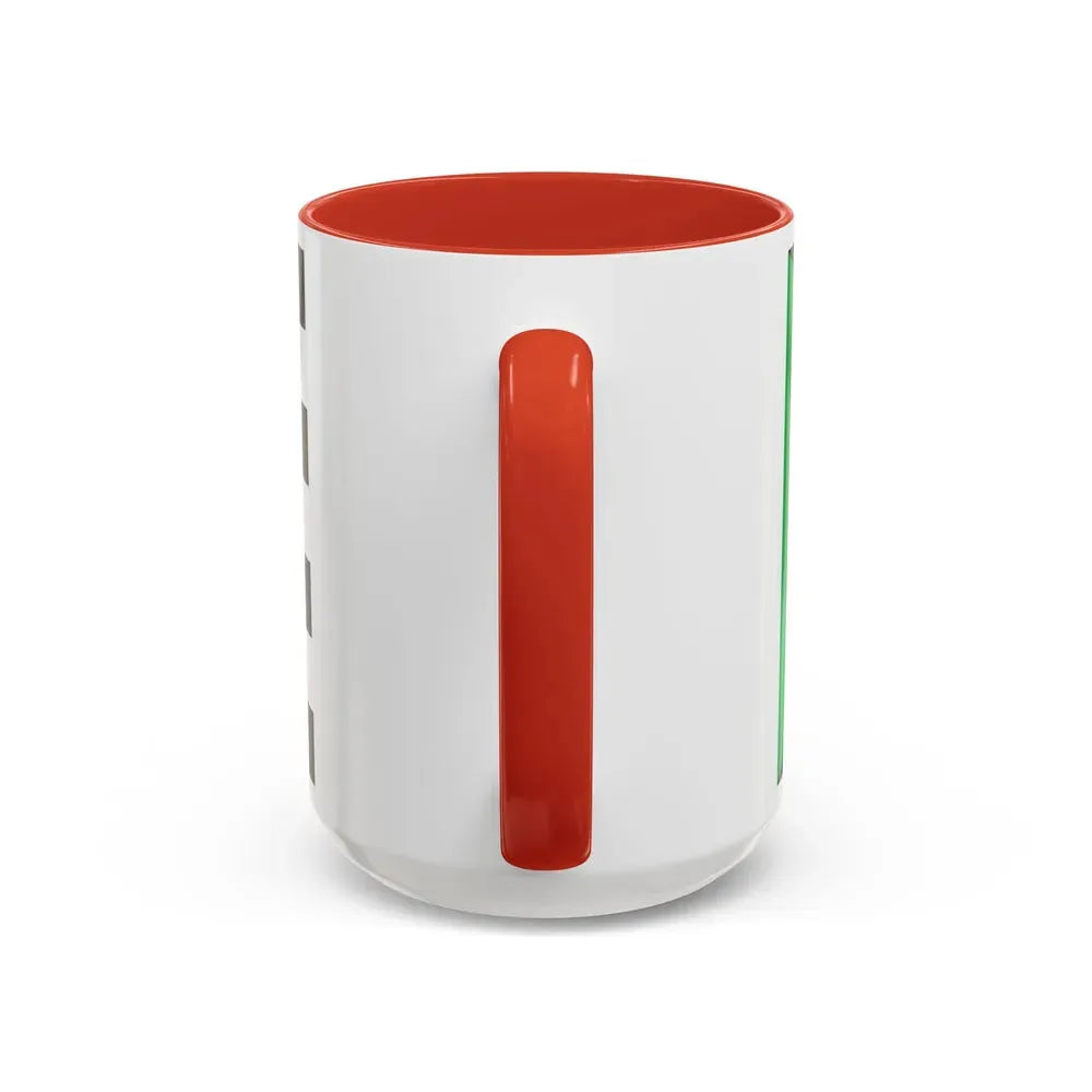 Flag of Nenthead UK - Accent Coffee Mug - Go Mug Yourself