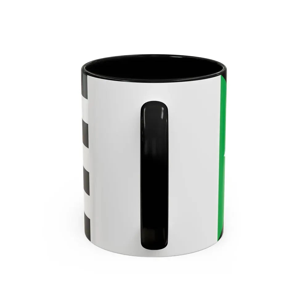 Flag of Nenthead UK - Accent Coffee Mug - Go Mug Yourself