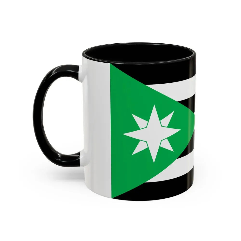 Flag of Nenthead UK - Accent Coffee Mug - Go Mug Yourself
