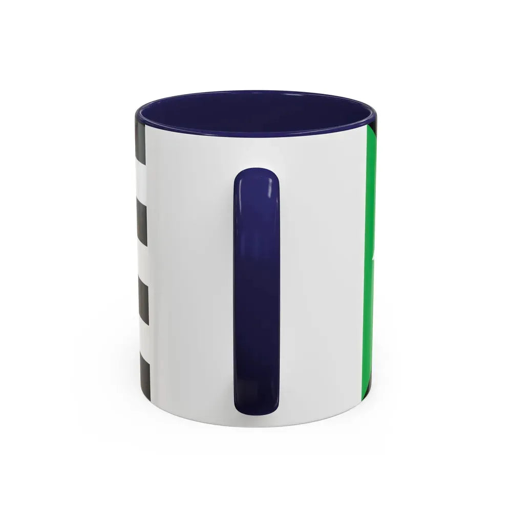 Flag of Nenthead UK - Accent Coffee Mug - Go Mug Yourself