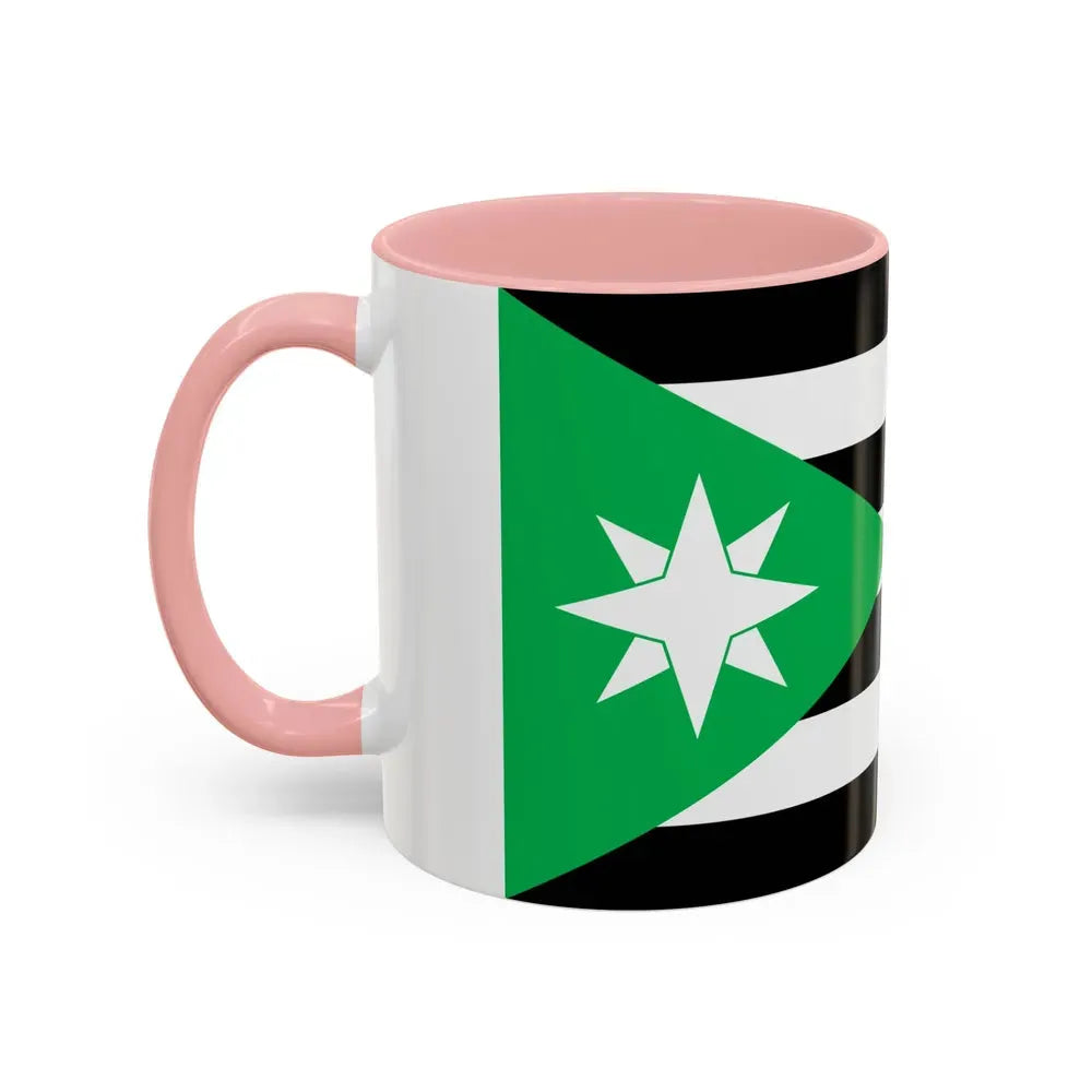 Flag of Nenthead UK - Accent Coffee Mug - Go Mug Yourself