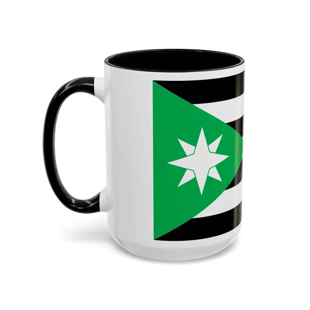 Flag of Nenthead UK - Accent Coffee Mug - Go Mug Yourself