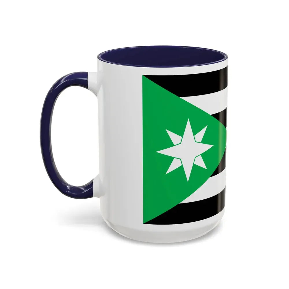 Flag of Nenthead UK - Accent Coffee Mug - Go Mug Yourself