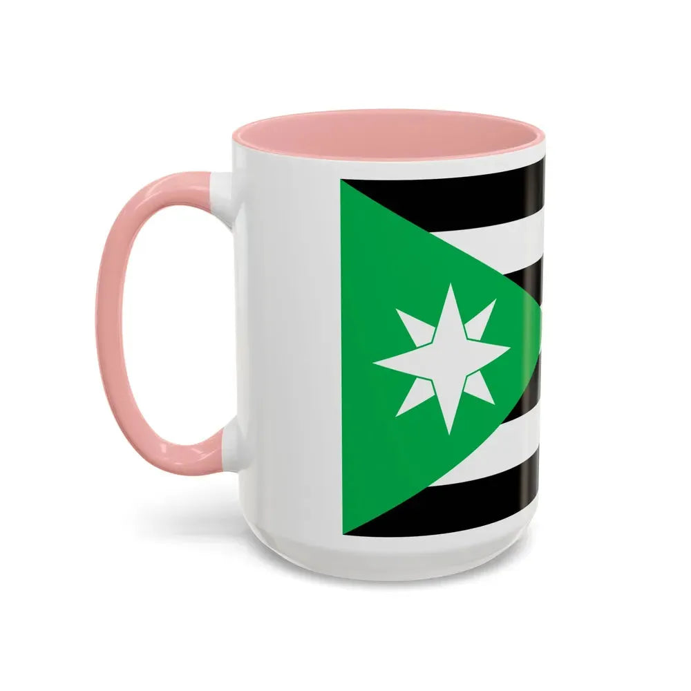 Flag of Nenthead UK - Accent Coffee Mug - Go Mug Yourself