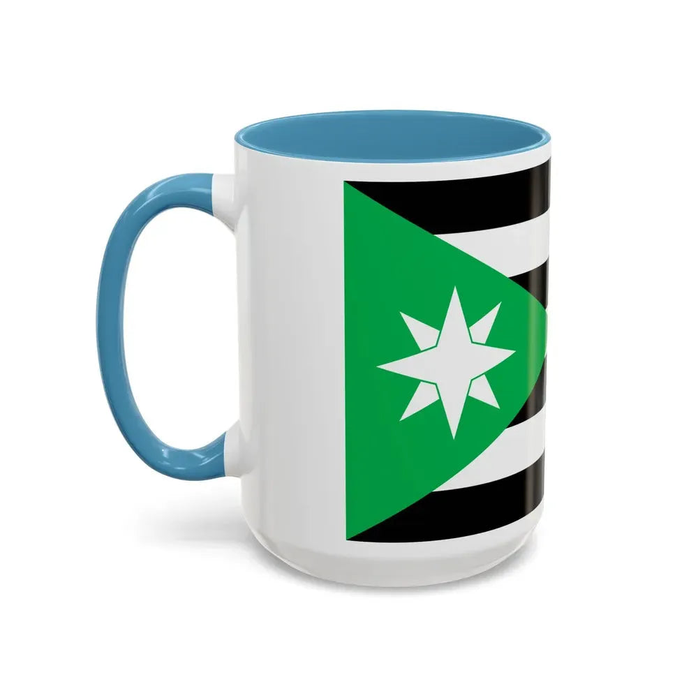Flag of Nenthead UK - Accent Coffee Mug - Go Mug Yourself