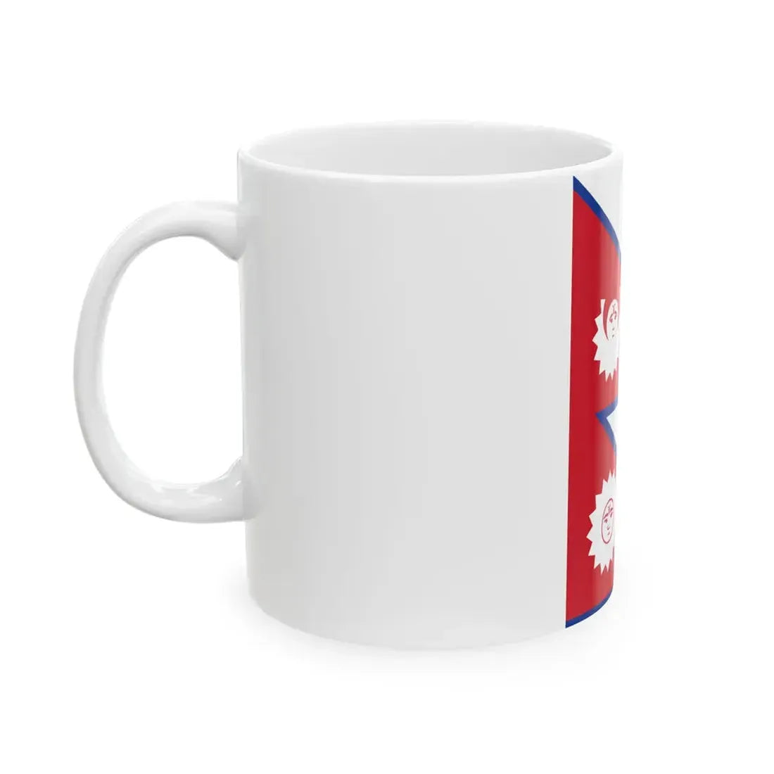 Flag of Nepal 1743-1962 (Nepal) White Coffee Mug - Go Mug Yourself