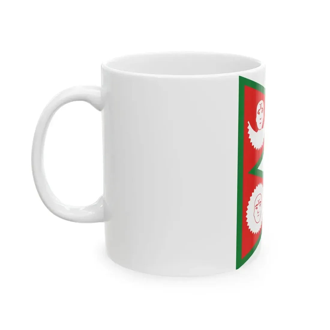 Flag of Nepal 1856-c.1930 (Nepal) White Coffee Mug - Go Mug Yourself