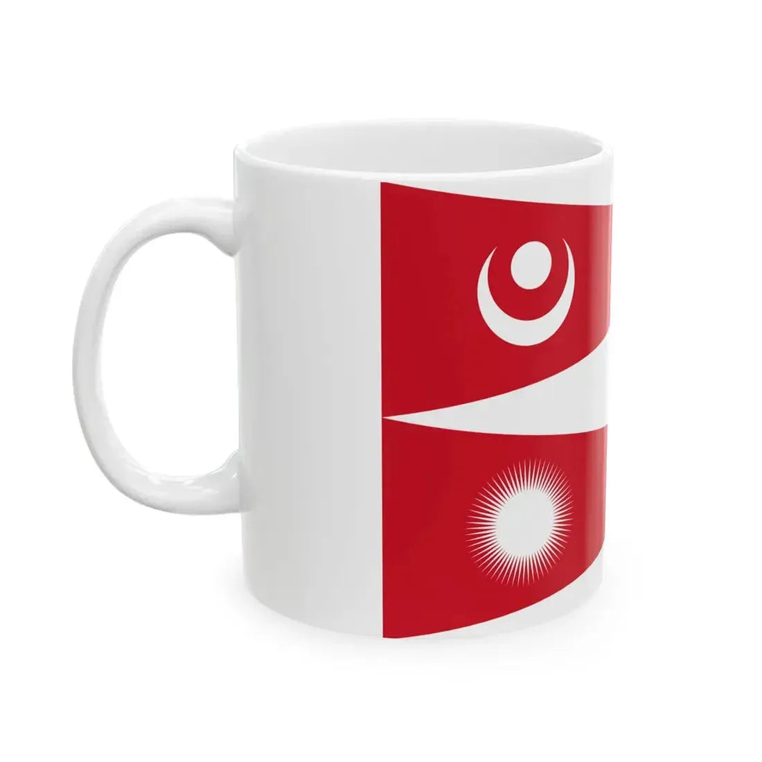 Flag of Nepal 19th century (Nepal) White Coffee Mug - Go Mug Yourself