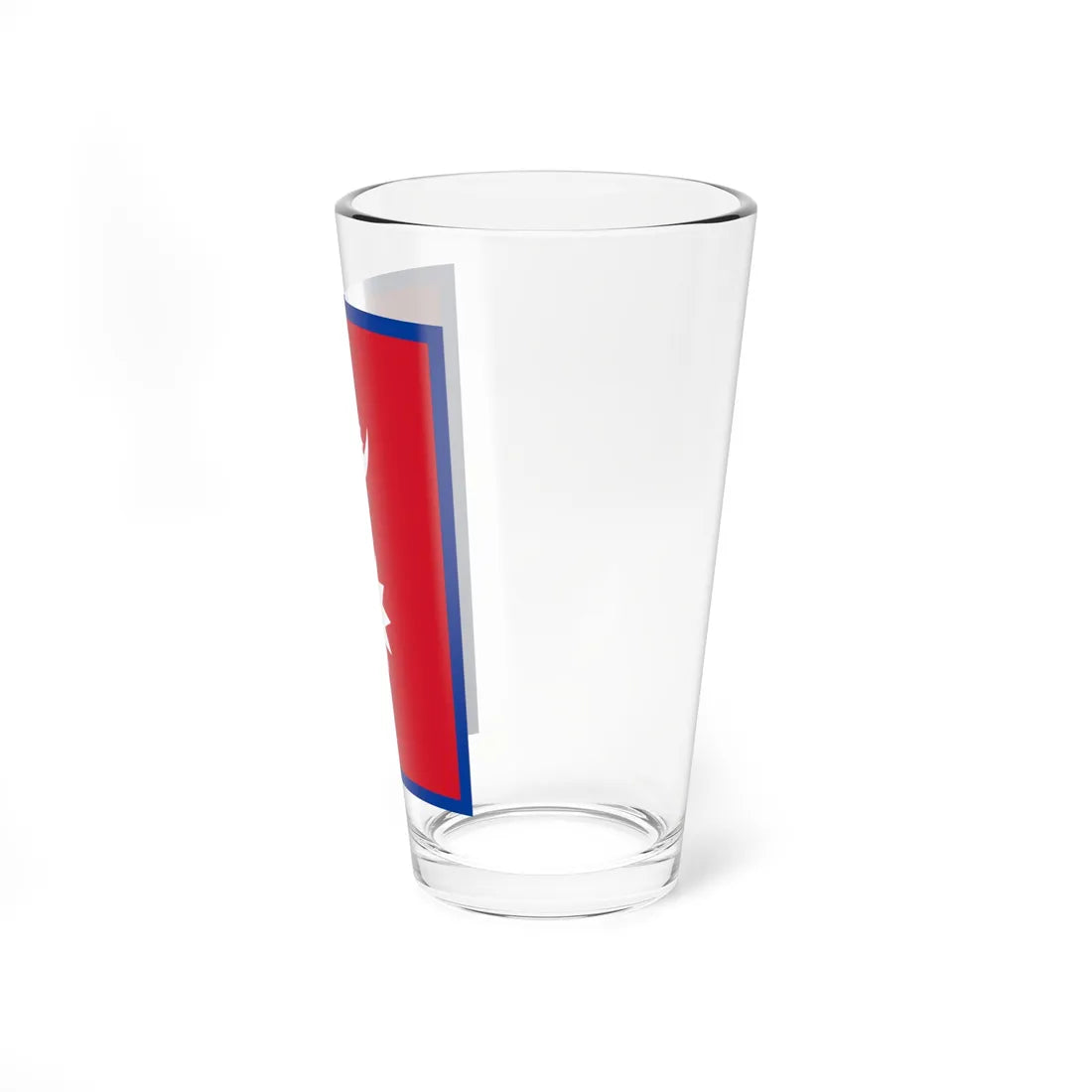 Flag of Nepal vertical (Nepal) Pint Glass 16oz - Go Mug Yourself