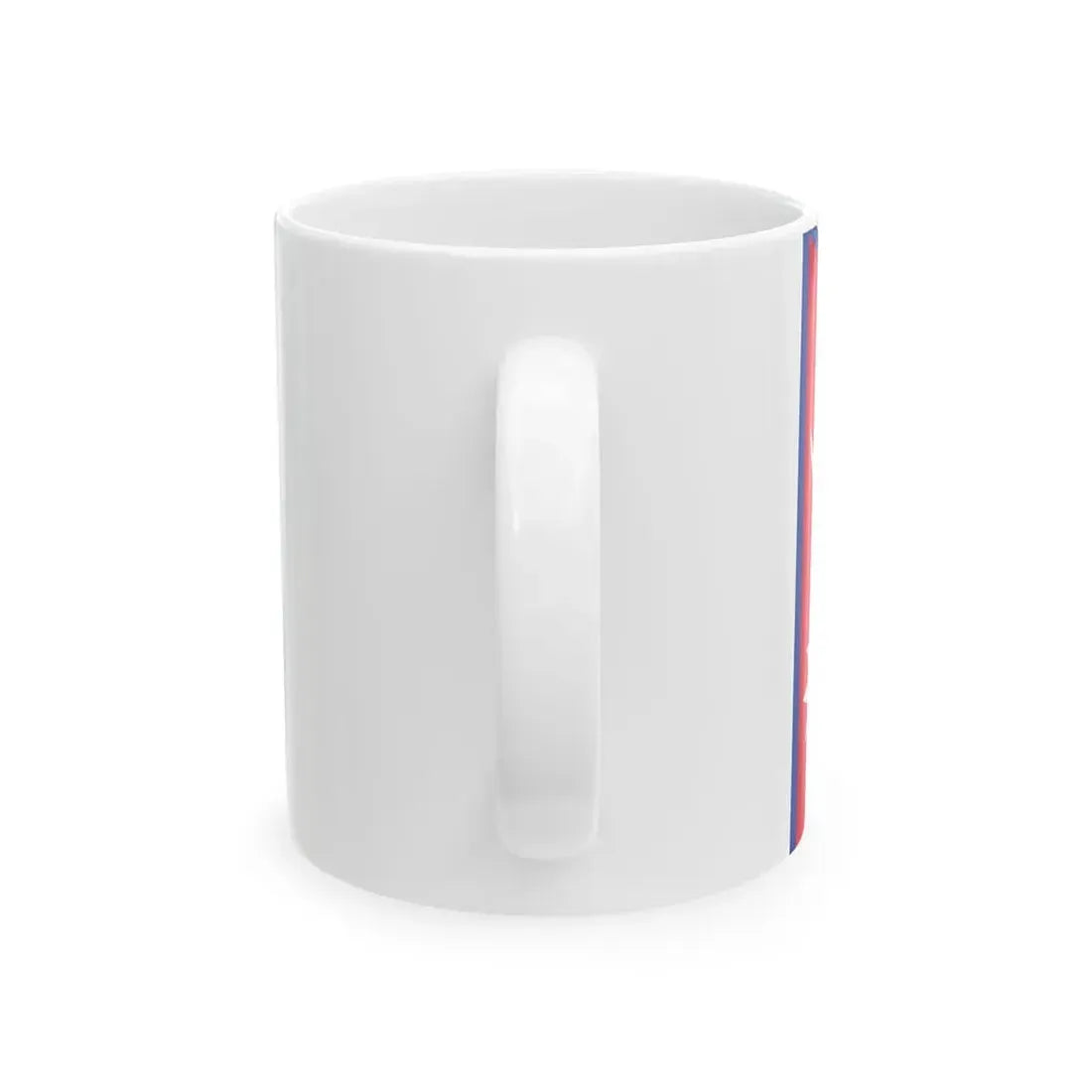 Flag of Nepal white background aspect ratio 3-2 (Nepal) White Coffee Mug - Go Mug Yourself