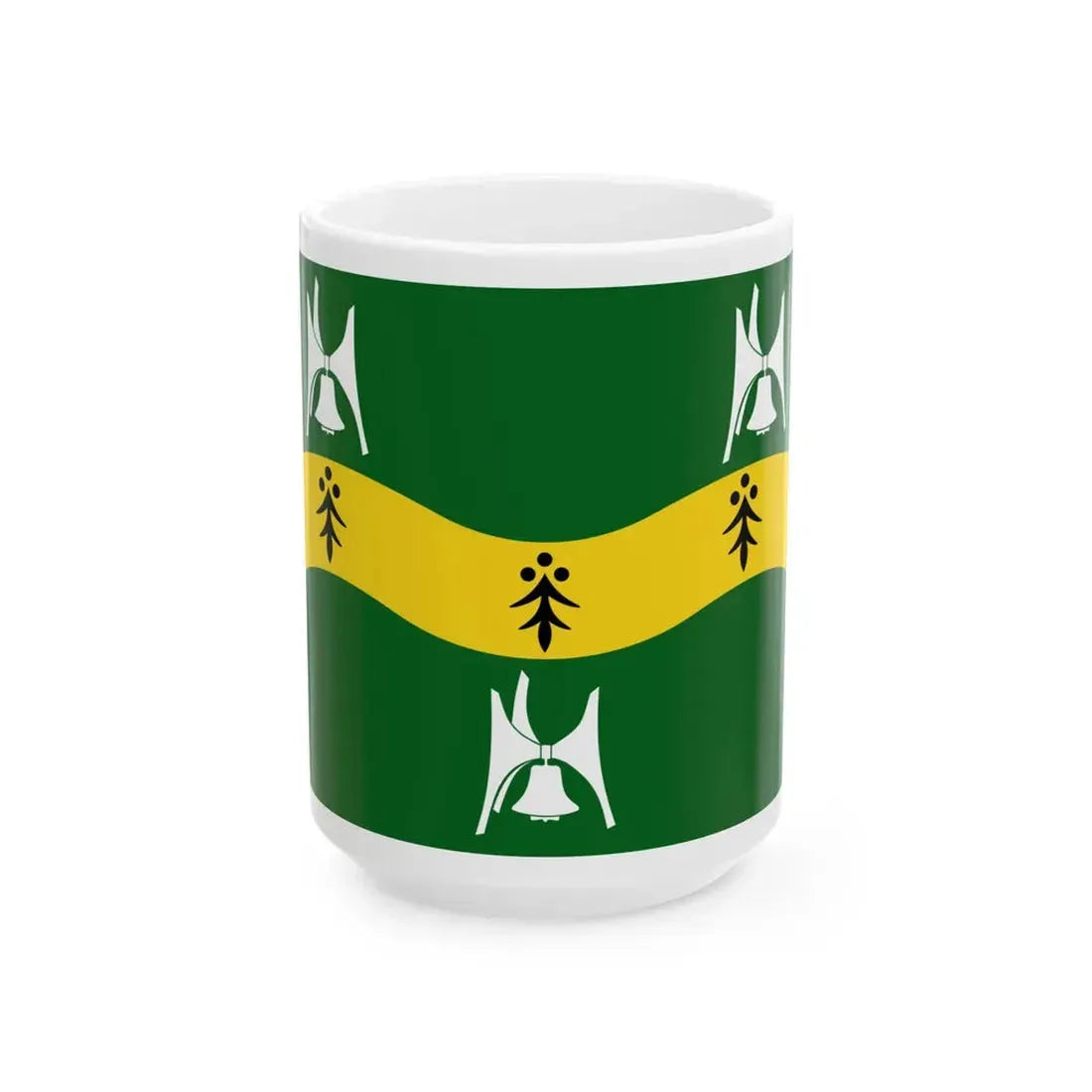 Flag of Nepean Ontario (Canada) White Coffee Mug 15oz - Go Mug Yourself
