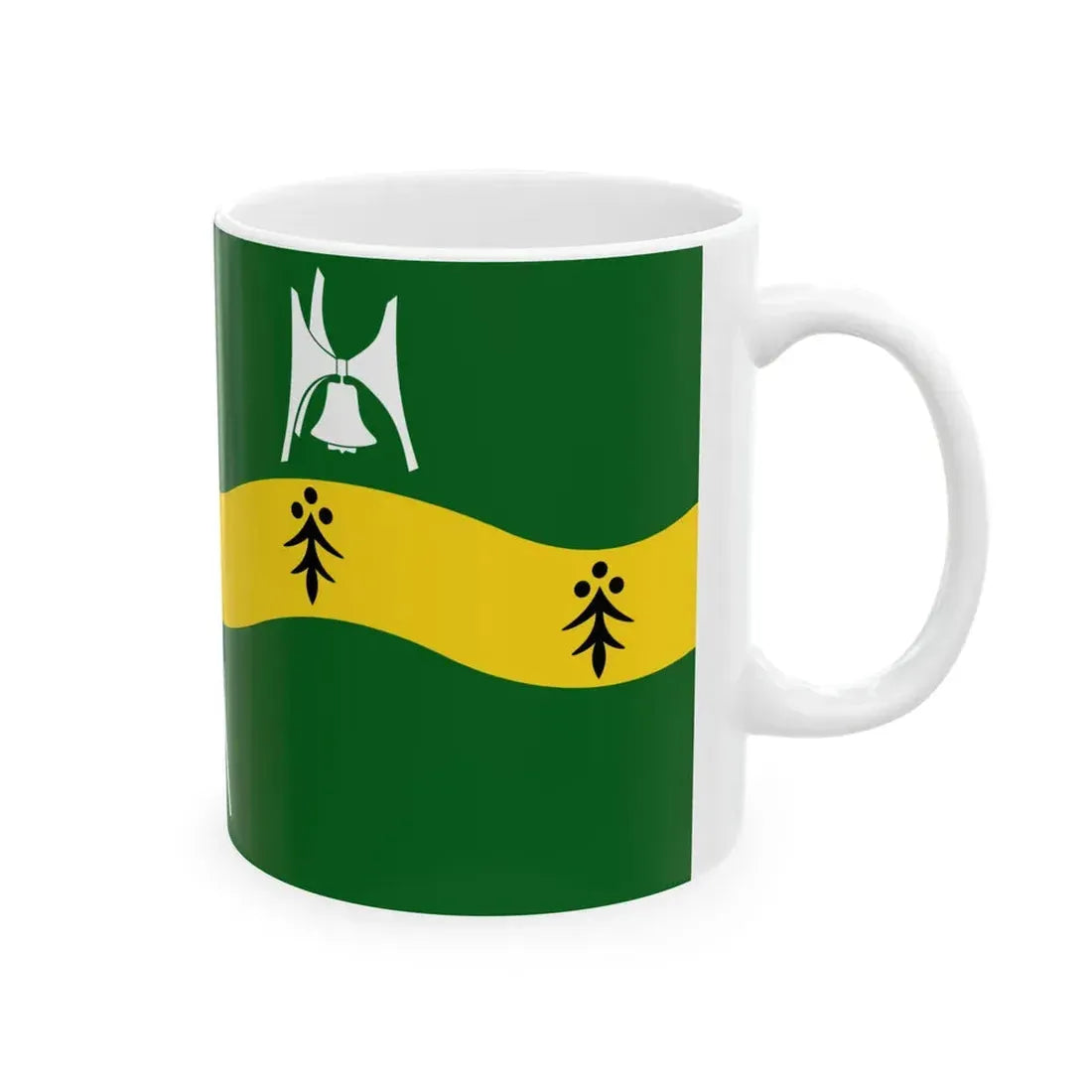 Flag of Nepean Ontario (Canada) White Coffee Mug - Go Mug Yourself