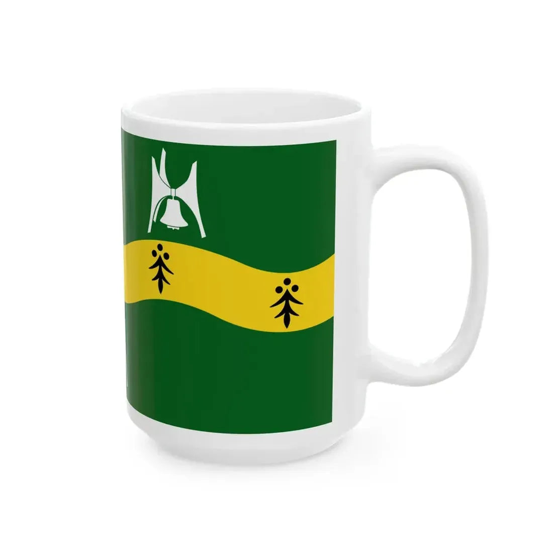 Flag of Nepean Ontario (Canada) White Coffee Mug - Go Mug Yourself